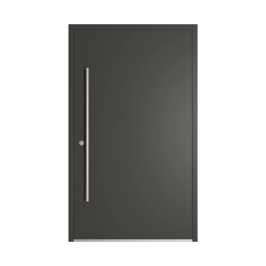 RAL 6015 Olive noir portes-dentree modeles dindecor sk06-grey  