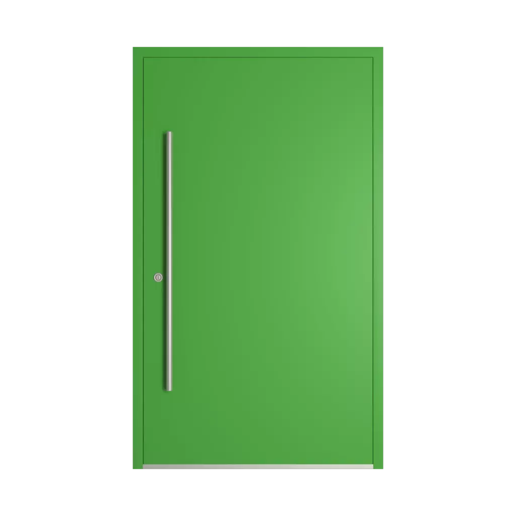 RAL 6018 Vert jaune des-produits portes-dentree-en-aluminium    