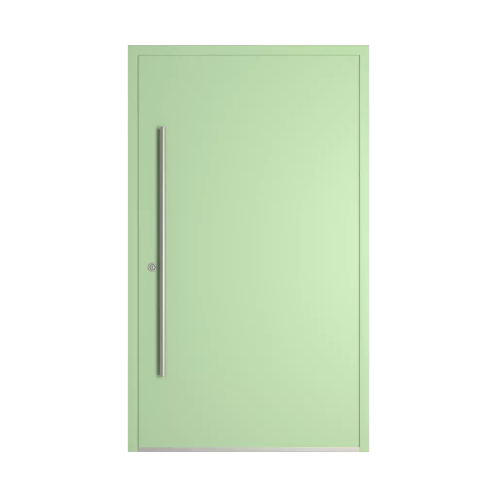 RAL 6019 Vert blanc des-produits portes-dentree-en-pvc    