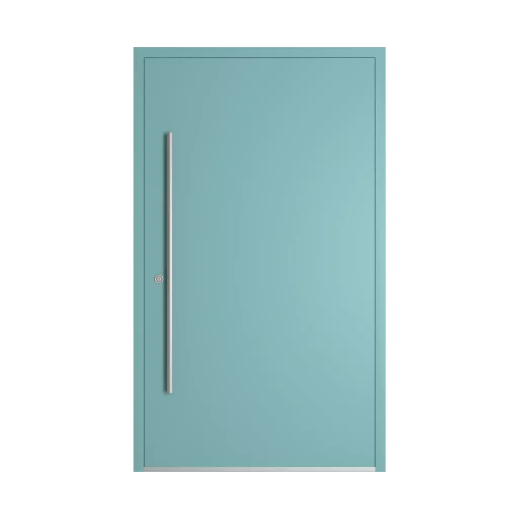 RAL 6034 Turquoise pastel portes-dentree modeles dindecor be04  
