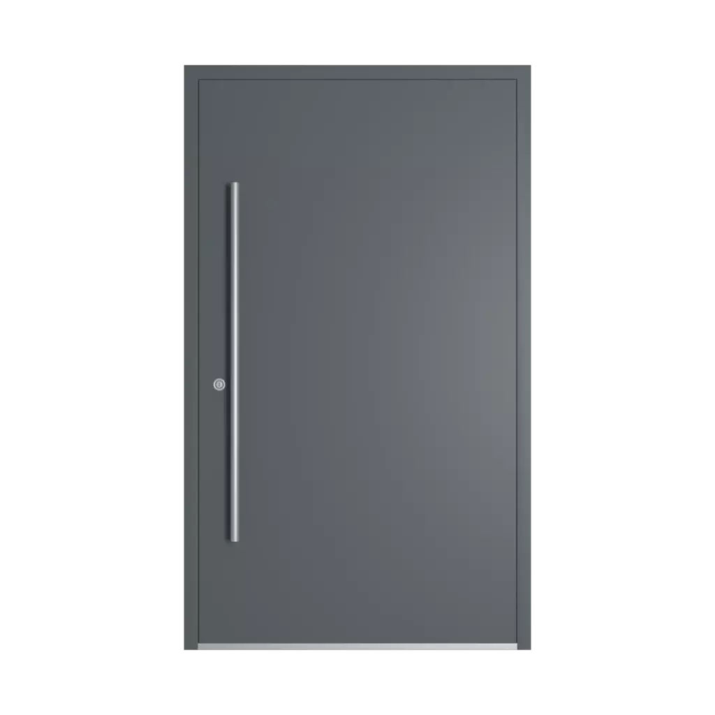 RAL 7012 Gris basalte portes-dentree modeles dindecor sk06-grey  