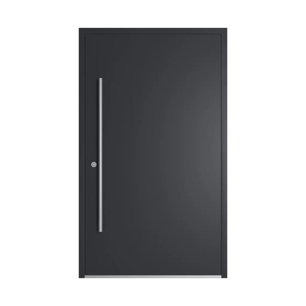 RAL 7021 Gris noir portes-dentree modeles dindecor ll01  