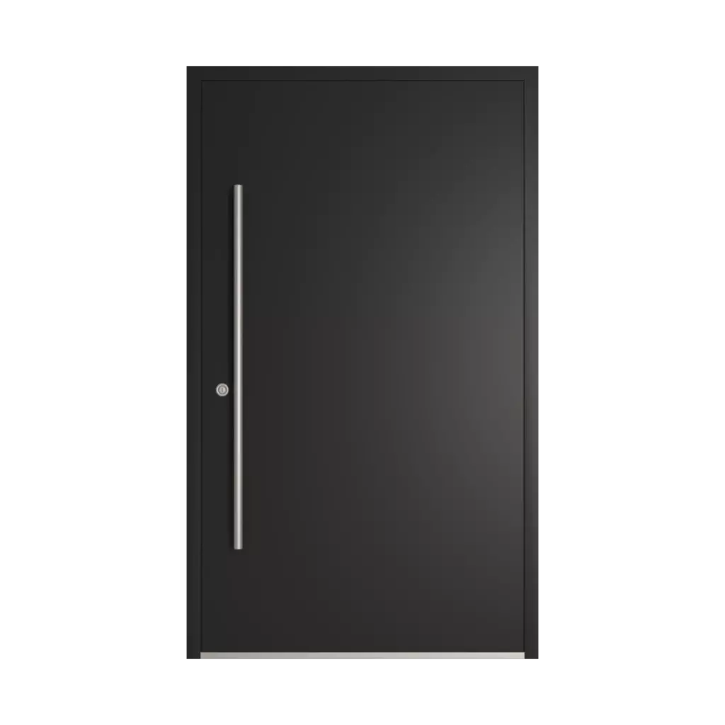 RAL 8022 Brun noir des-produits portes-dentree-en-aluminium    