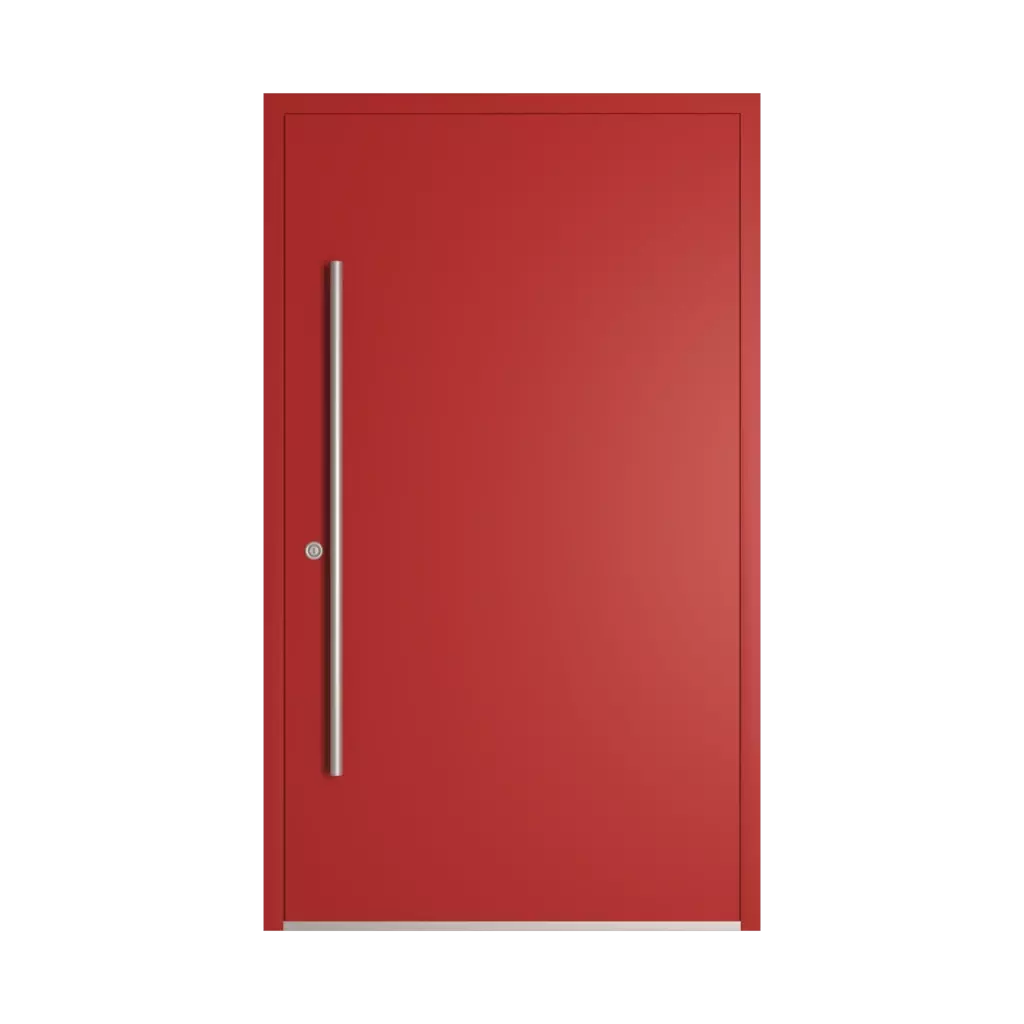 RAL 3000 Rouge feu portes-dentree modeles dindecor model-6129  