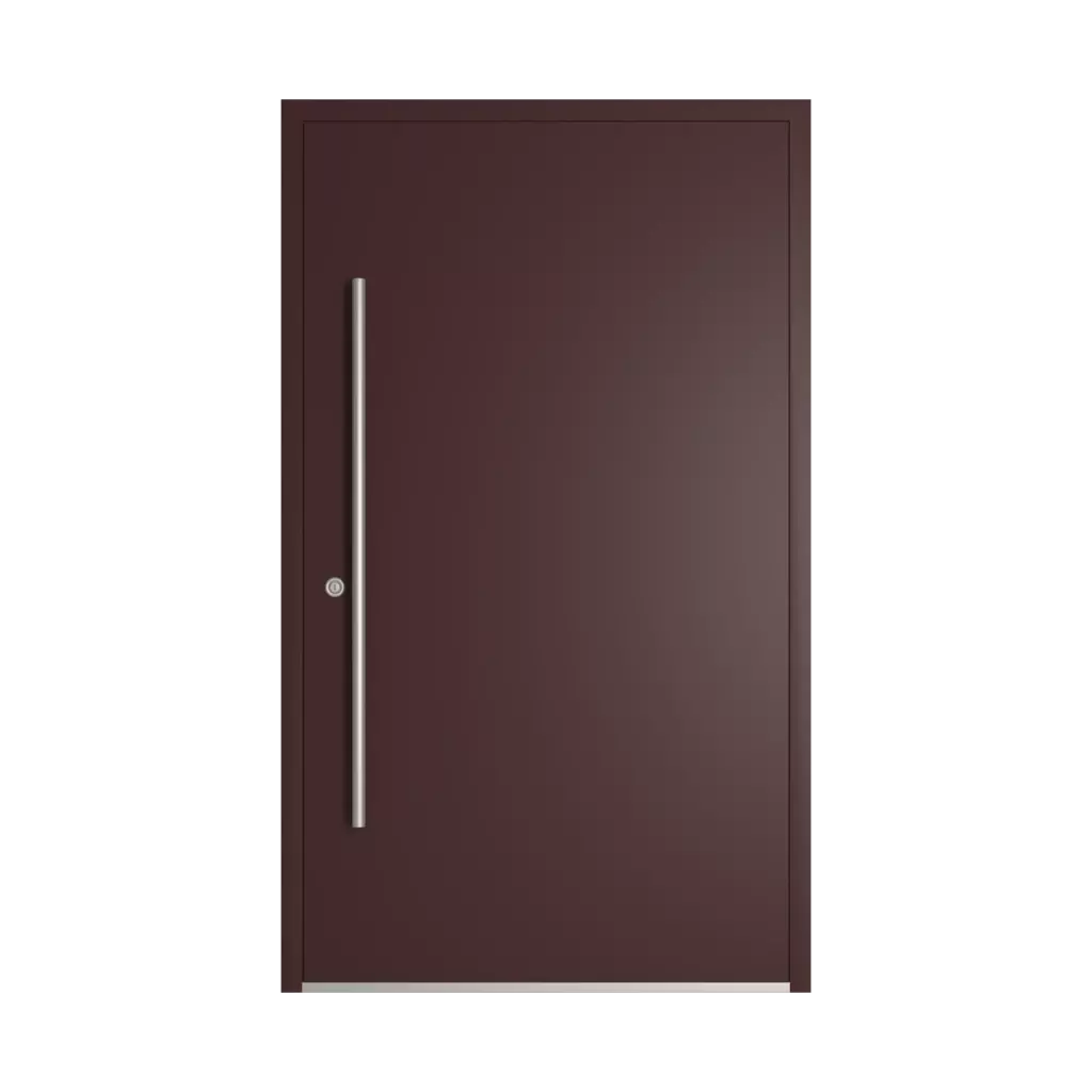 RAL 3007 Rouge noir portes-dentree couleurs-des-portes  