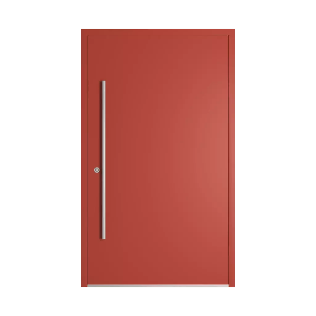 RAL 3016 Rouge corail des-produits portes-dentree-en-aluminium    
