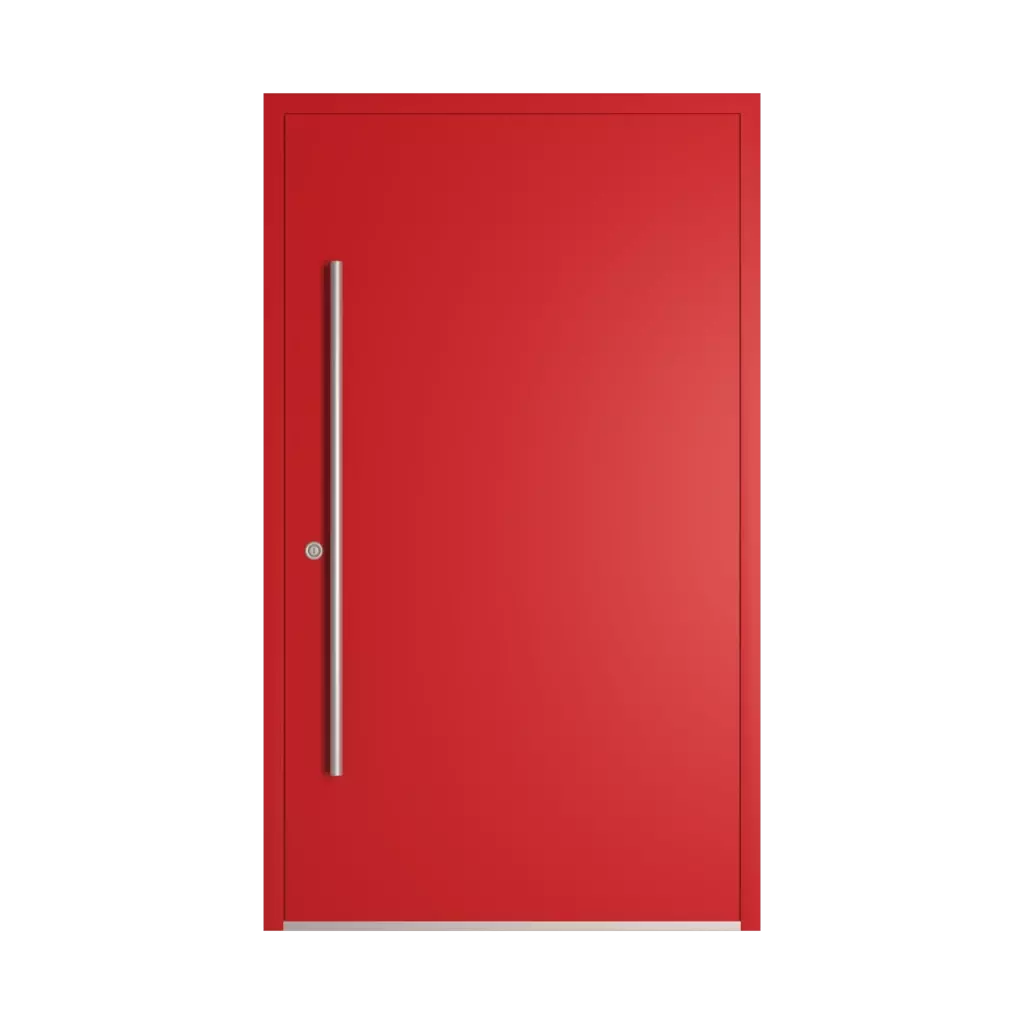RAL 3020 Rouge signalisation des-produits portes-dentree-en-aluminium    