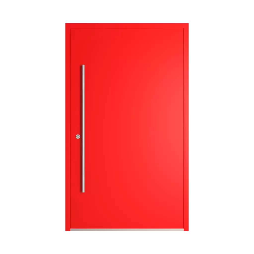 RAL 3026 Rouge clair brillant portes-dentree couleurs-des-portes  