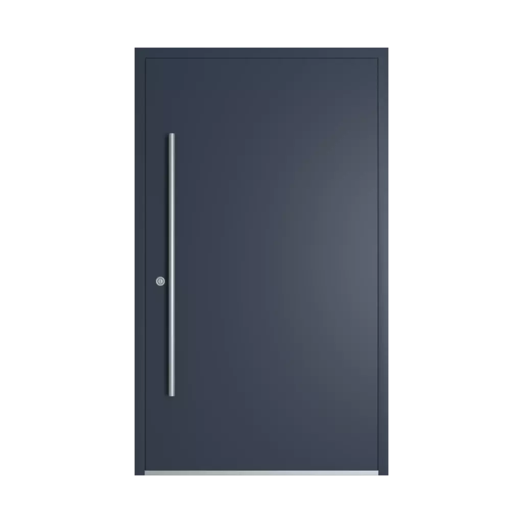 RAL 5008 Bleu gris portes-dentree modeles dindecor sk06-grey  