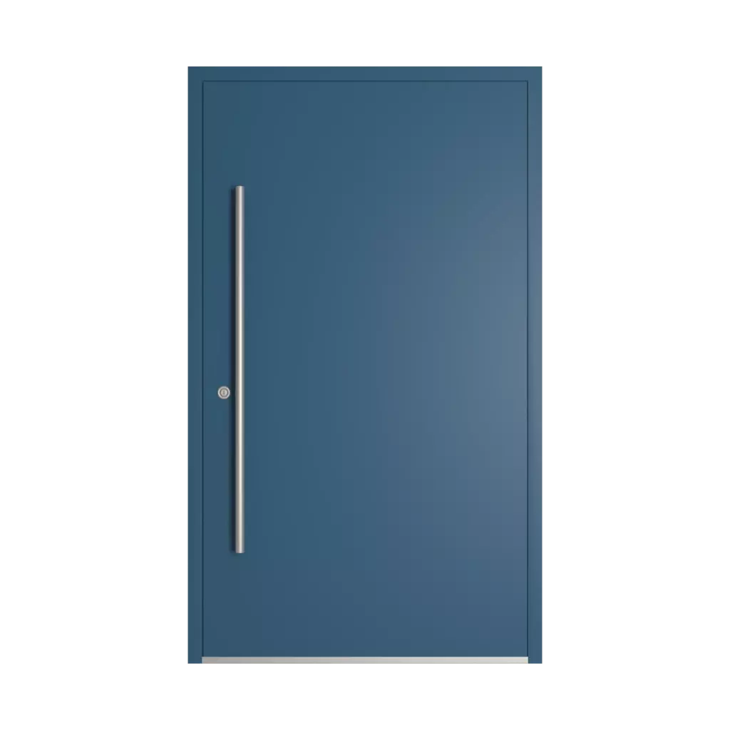 RAL 5009 Bleu azur portes-dentree modeles dindecor sl07  