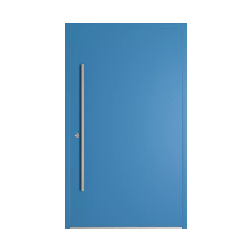 RAL 5012 Bleu clair des-produits portes-dentree-en-aluminium    