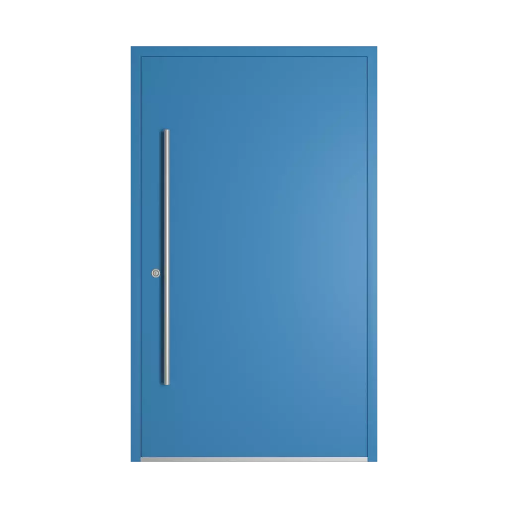 RAL 5012 Bleu clair portes-dentree modeles dindecor model-6123  