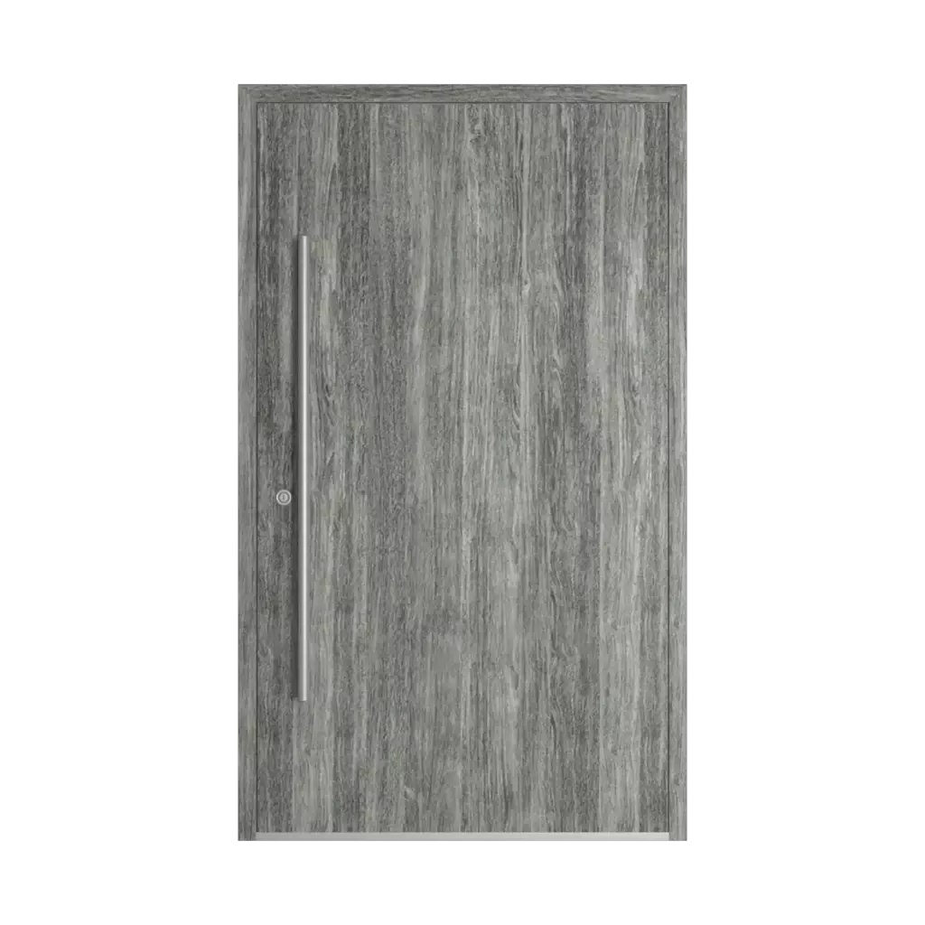 Woodec béton chêne Sheffield portes-dentree modeles dindecor sl01  