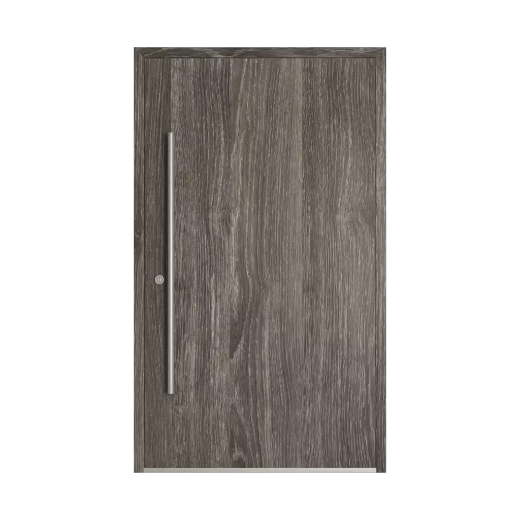 Chêne sheffield gris portes-dentree modeles dindecor 6132-black  