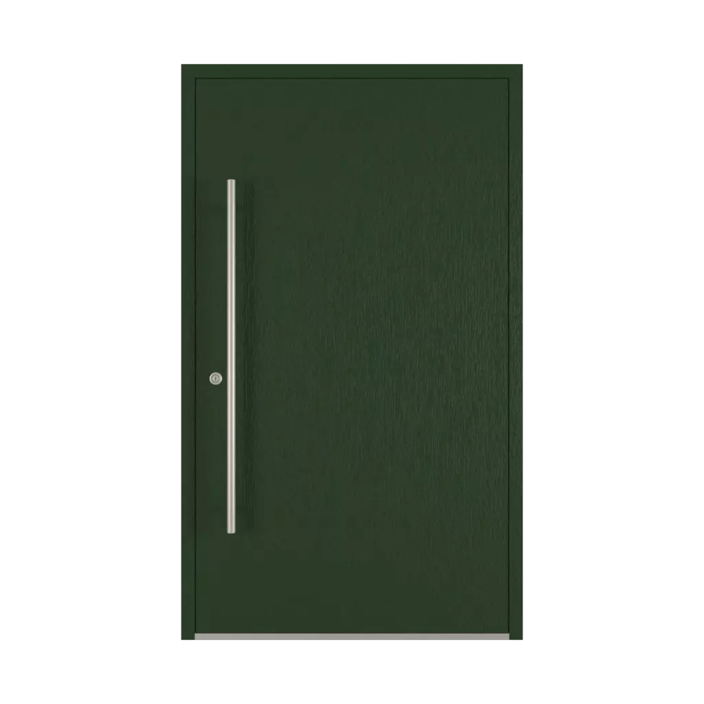 Vert foncé portes-dentree modeles dindecor model-6123  