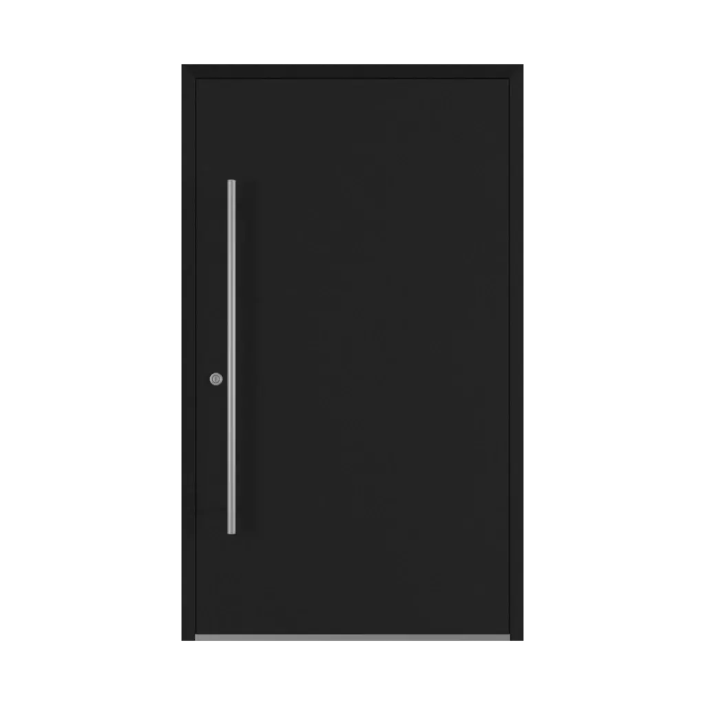 Jet black✨ portes-dentree modeles dindecor 6132-black  