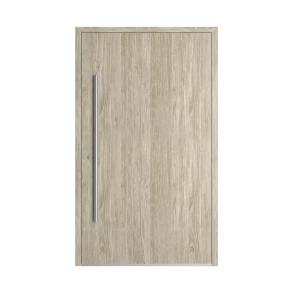 Chêne sheffield brillant ✨ portes-dentree modeles dindecor sk06-grey  
