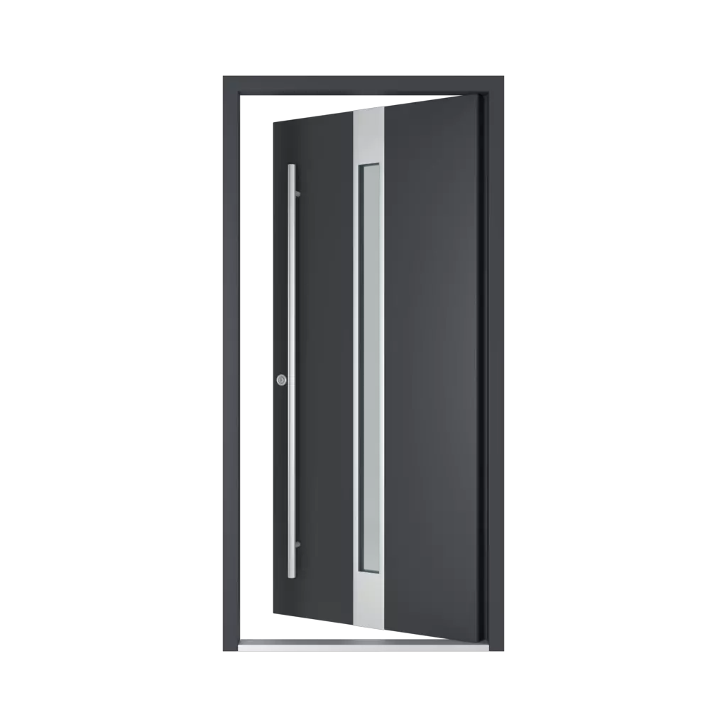 Ouverture gauche vers l’intérieur portes-dentree modeles dindecor 6132-black  