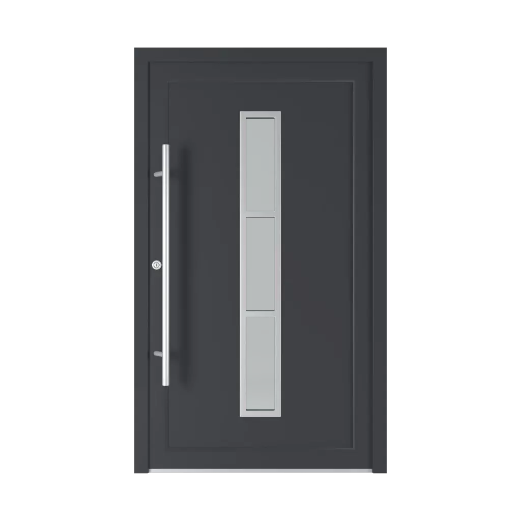 6003 PVC ✨ portes-dentree couleurs-des-portes couleurs-ral ral-7030-gris-pierre 