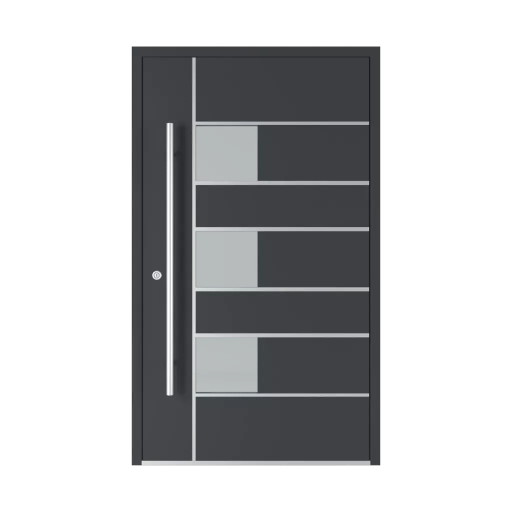 Model 5026 des-produits portes-dentree-en-aluminium    