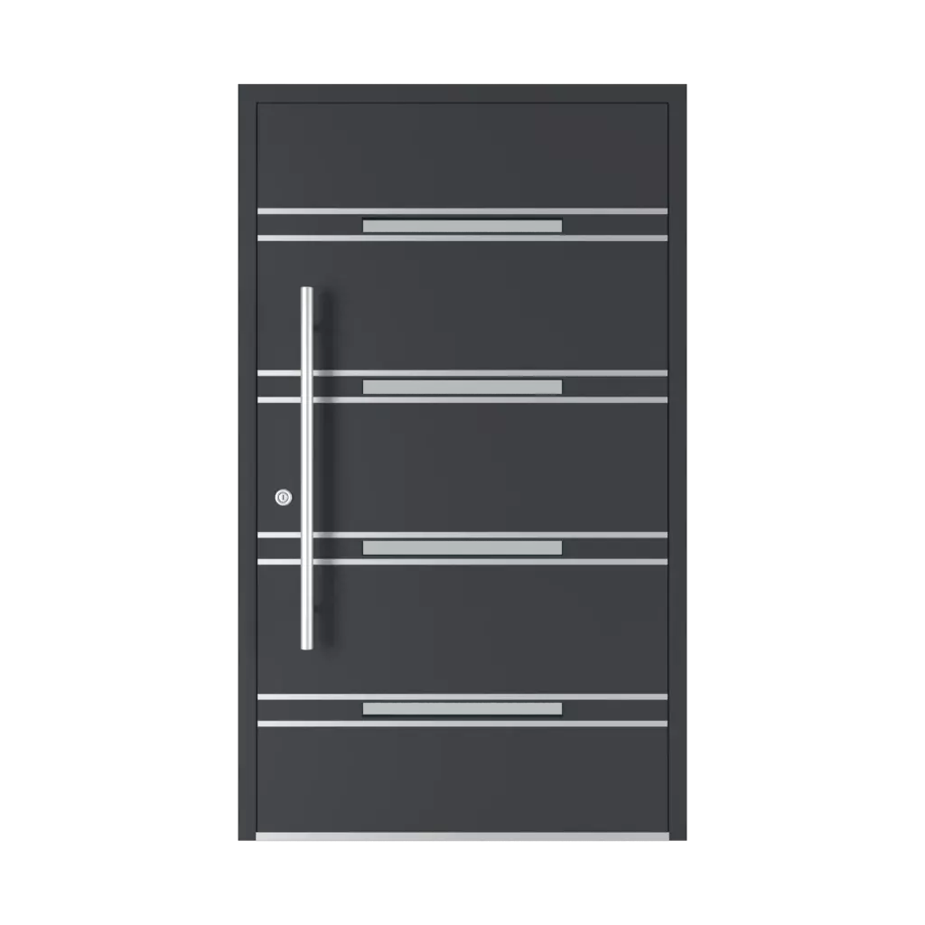 Model 5046 des-produits portes-dentree-en-aluminium    