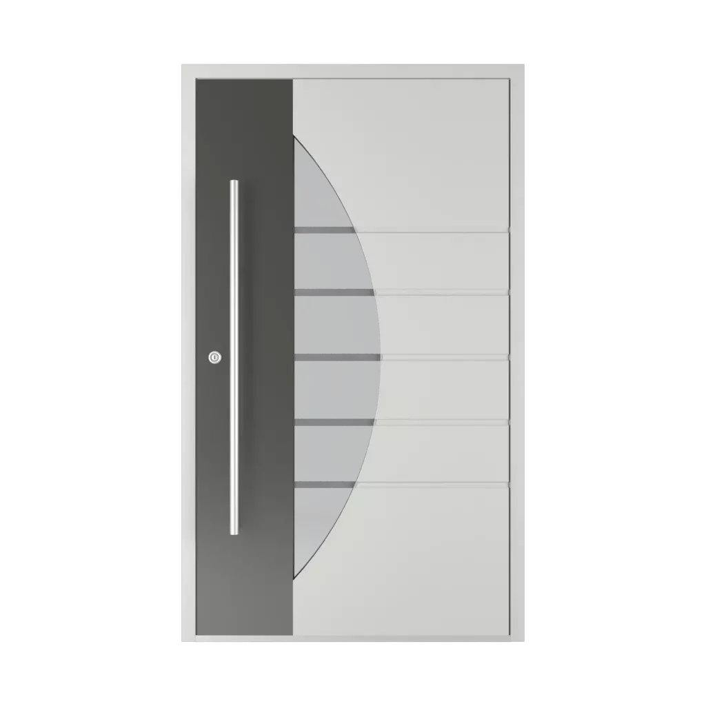 Model 6112 BS des-produits portes-dentree-en-aluminium    