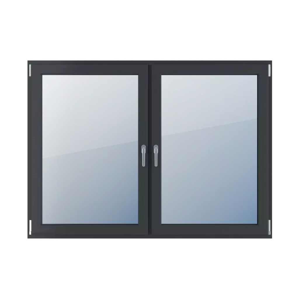 Double vantail des-produits fenetres-en-aluminium    