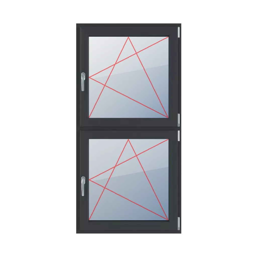 Incliner et tourner à droite fenetres type-de-fenetre double-vantail division-verticale-symetrique-50-50  