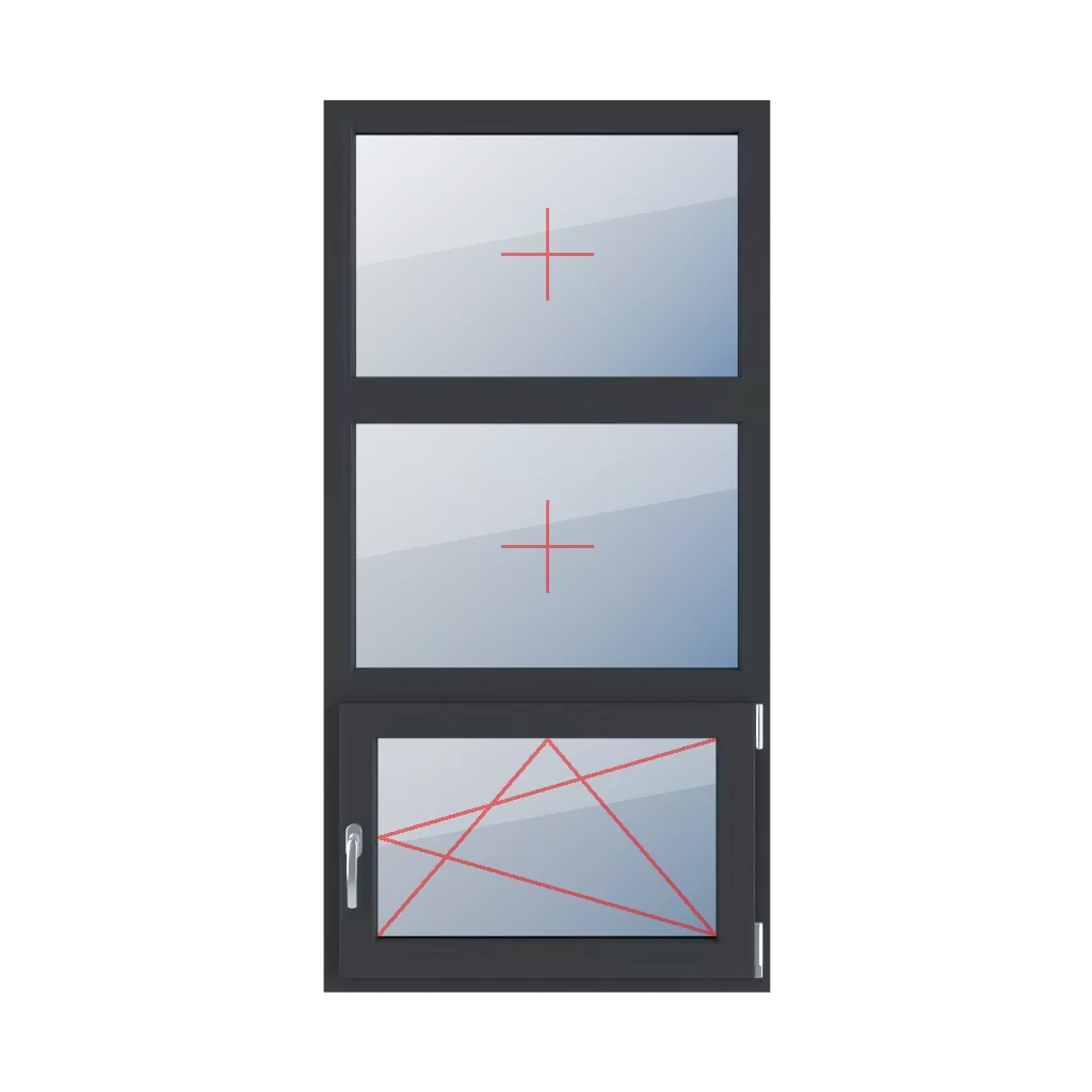 Vitrage fixe dans le cadre, oscillo-battant à droite fenetres type-de-fenetre triple-vantaux division-verticale-symetrique-33-33-33 vitrage-fixe-dans-le-cadre-oscillo-battant-a-droite-2 