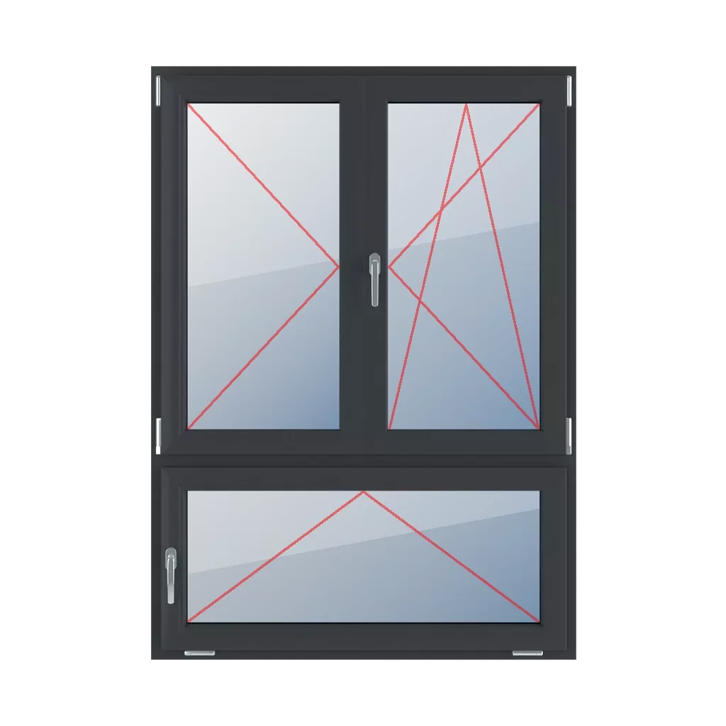 Tourner à gauche, poteau mobile, tourner-incliner à droite, incliner avec une poignée à gauche fenetres type-de-fenetre triple-vantaux division-verticale-asymetrique-70-30-avec-un-poteau-mobile tourner-a-gauche-poteau-mobile-tourner-incliner-a-droite-incliner-avec-une-poignee-a-gauche 