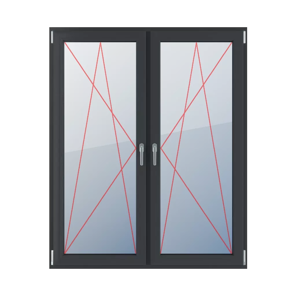 Incliner et tourner à gauche, incliner et tourner à droite fenetres type-de-fenetre balcon double-vantail-3  