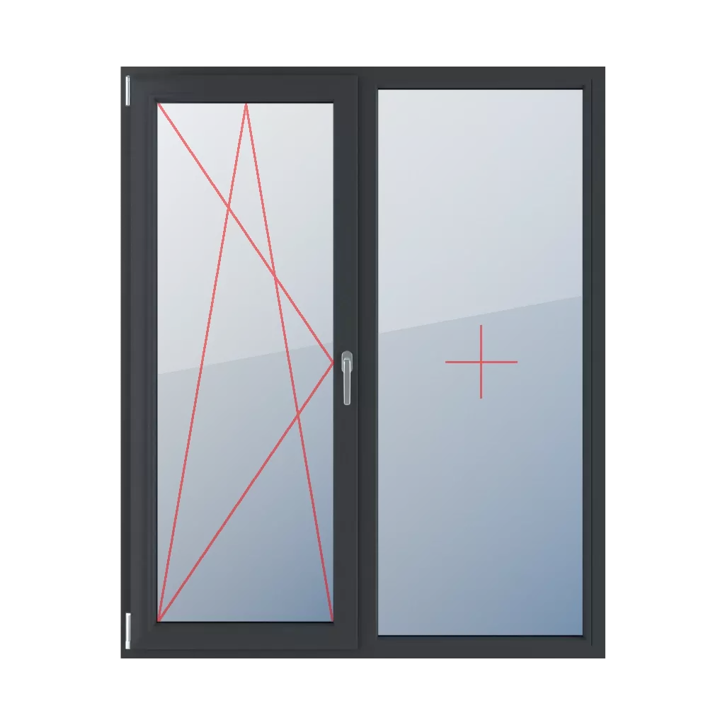 Virage à gauche et inclinaison, vitrage fixe dans le cadre fenetres type-de-fenetre balcon double-vantail-3  