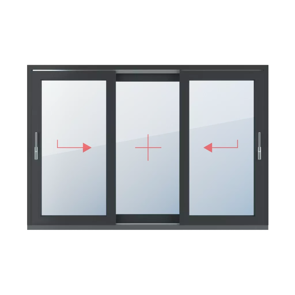 Coulissant à droite, vitrage fixe, coulissant à gauche fenetres type-de-fenetre portes-fenetres-levantes-coulissantes-hst triple-vantaux-2 coulissant-a-droite-vitrage-fixe-coulissant-a-gauche 