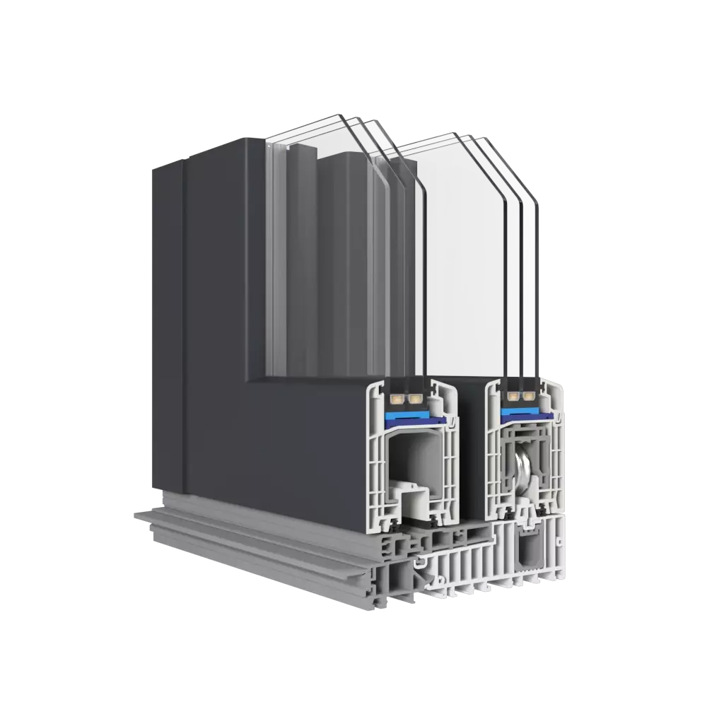 HST S 9000 ✨ fenetres type-de-fenetre quatre-vantaux division-verticale-asymetrique-30-70-avec-un-poteau-mobile 