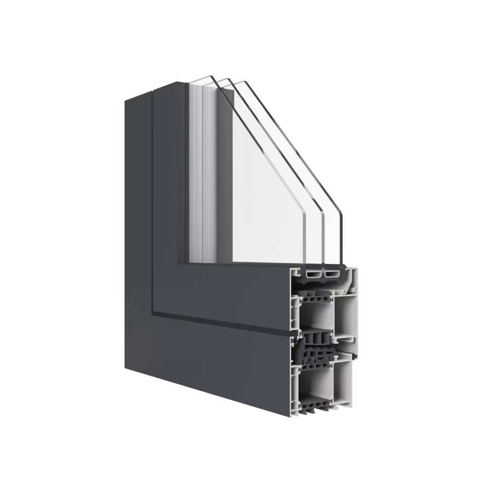 PE78N đ Classic 3 glass fenetres profils-de-fenetre ponzio pe78n