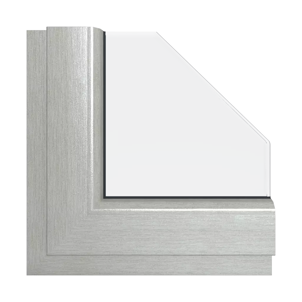 Aluminium brossé fenetres couleur-de-la-fenetre couleurs-veka aluminium-brosse interior