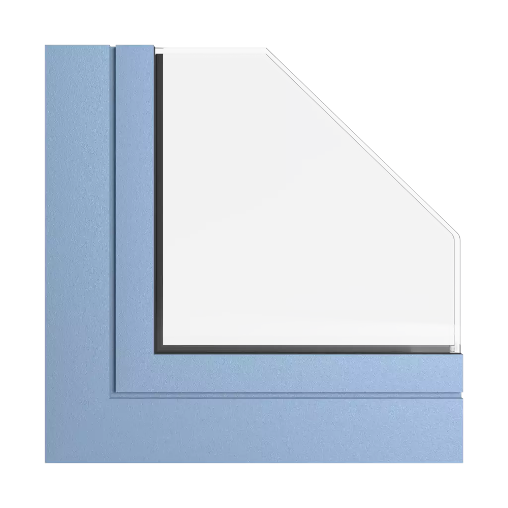 Bleu ciel gris des-produits fenetres-en-aluminium    