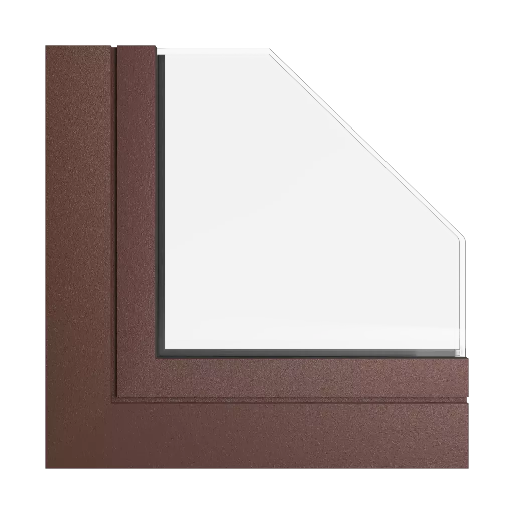 Brun acajou des-produits fenetres-en-aluminium    