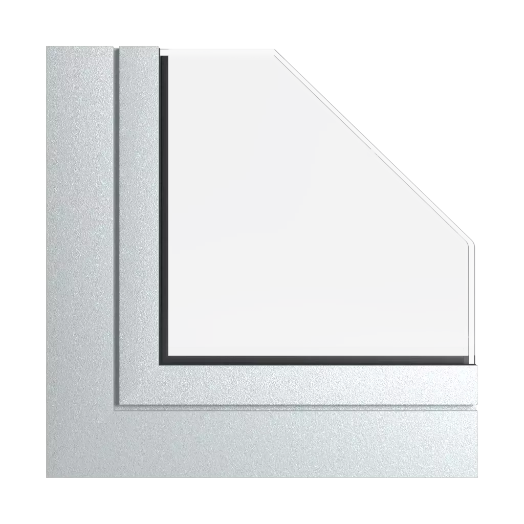 Gris argent fenetres profils-de-fenetre aliplast