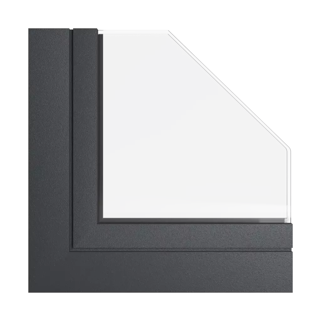 Gris noir des-produits fenetres-en-aluminium    