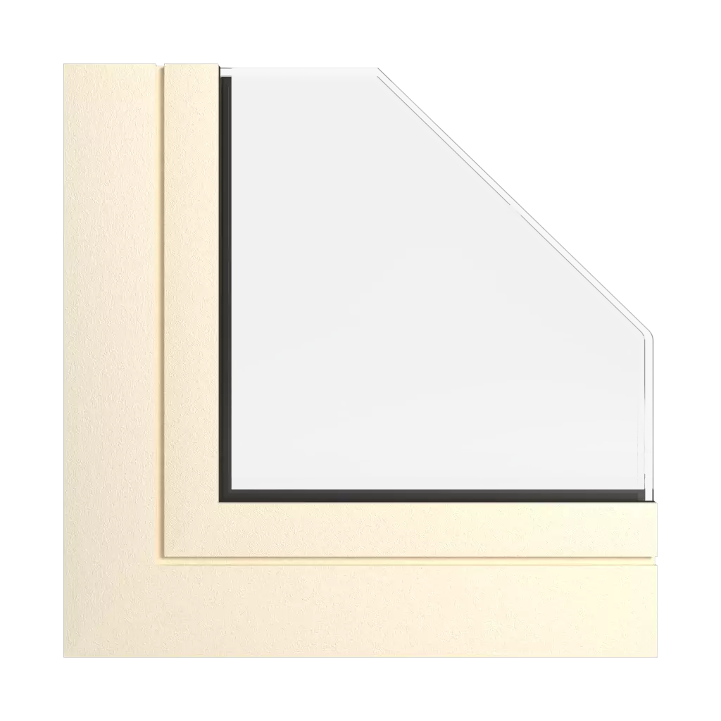 Beige crème fenetres profils-de-fenetre aliplast