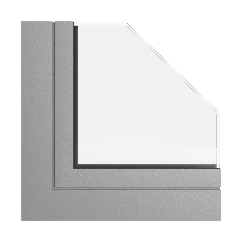 Tigre en aluminium gris fenetres profils-de-fenetre aliplast