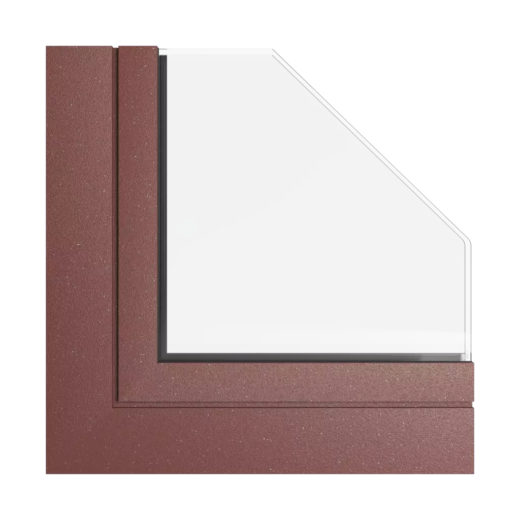 Rouge-brun tiger des-produits fenetres-de-facade    