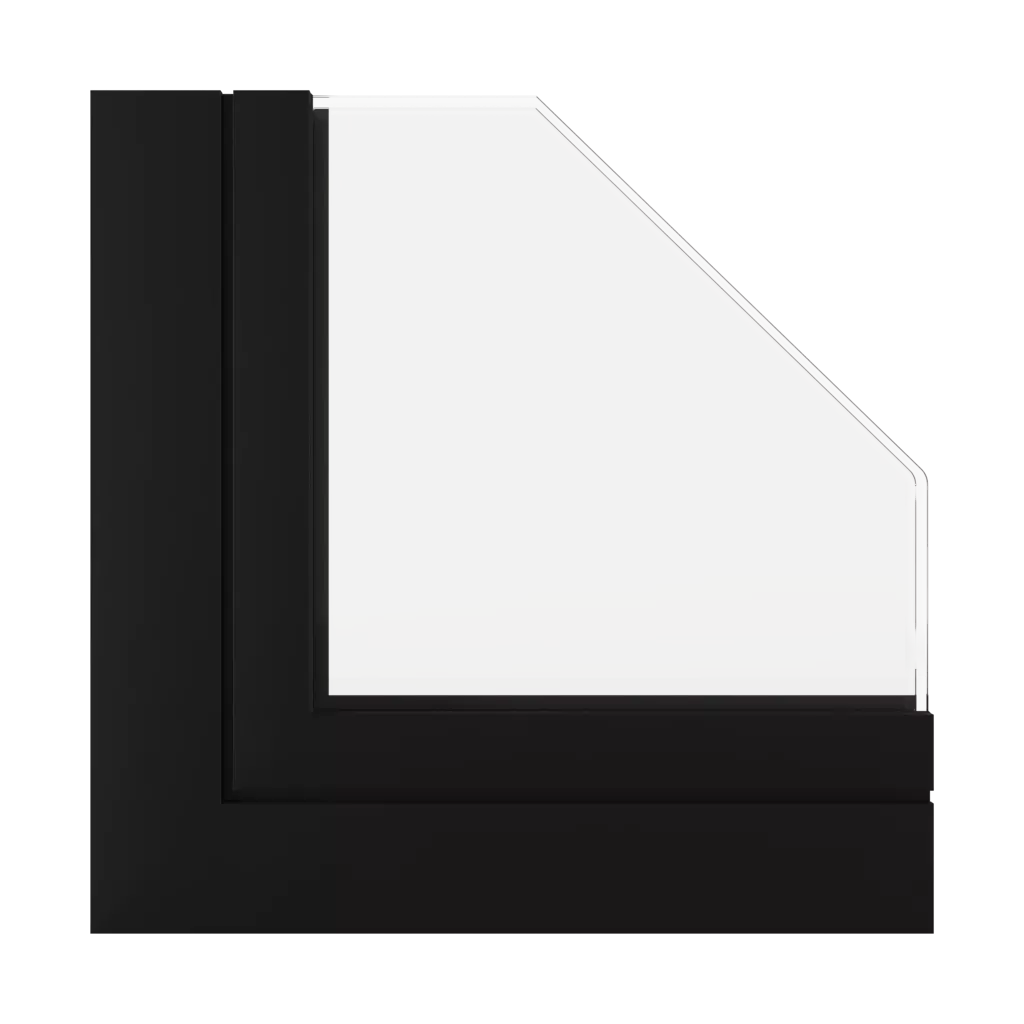 Noir mat ✨ fenetres type-de-fenetre triple-vantaux division-verticale-asymetrique-70-30 