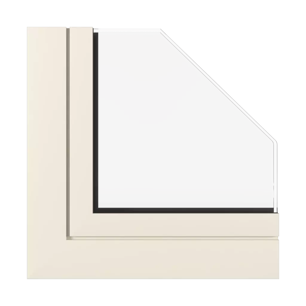 Blanc crème SK fenetres profils-de-fenetre aluprof mb-60e-ei