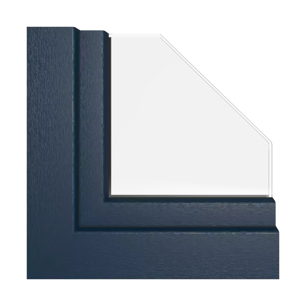 Bleu acier fenetres profils-de-fenetre rehau hst-synego