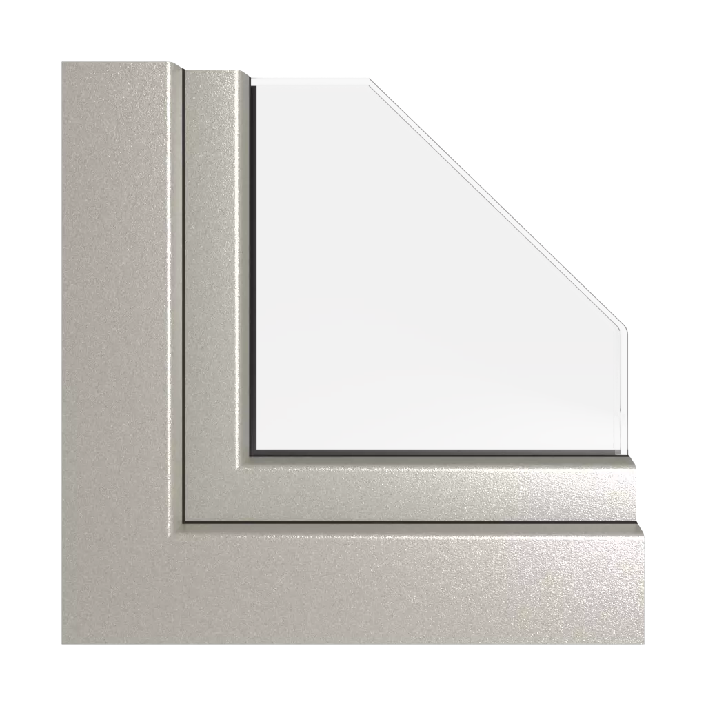 Alux aluminium argenté fenetres couleur-de-la-fenetre couleurs-rehau   
