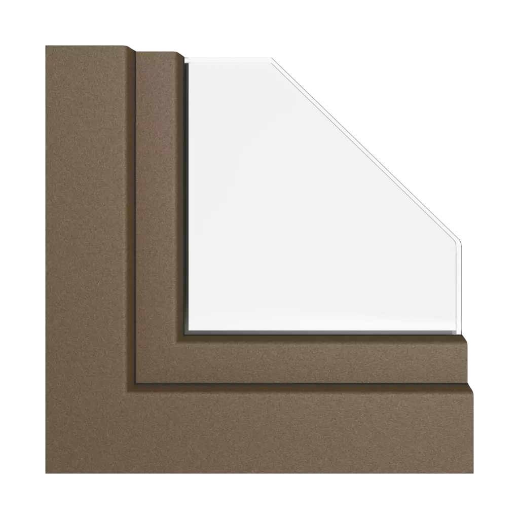 Chamois marron mat fenetres profils-de-fenetre rehau hst-synego