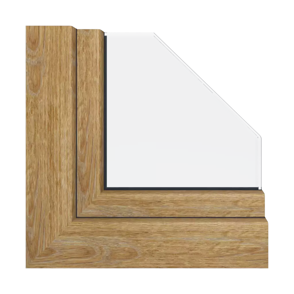 Bois de malt de chêne de Turner fenetres profils-de-fenetre rehau synego