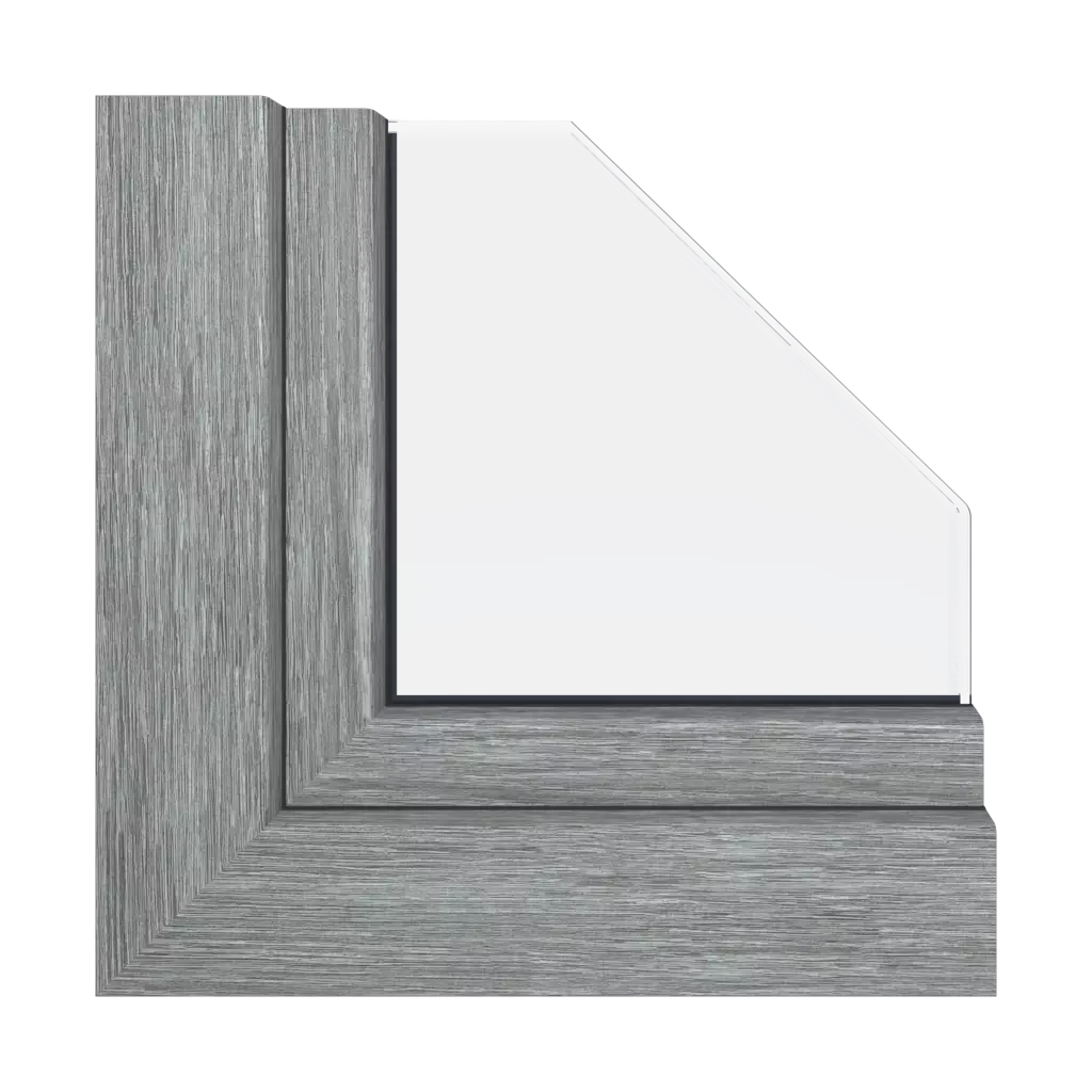 Woodec béton chêne Sheffield fenetres profils-de-fenetre aluplast tvh-85mm